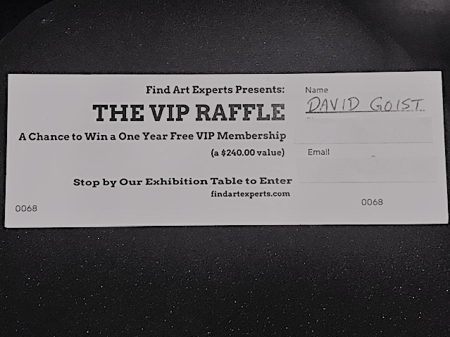 Find Art Experts presents the VIP Raffle 2018