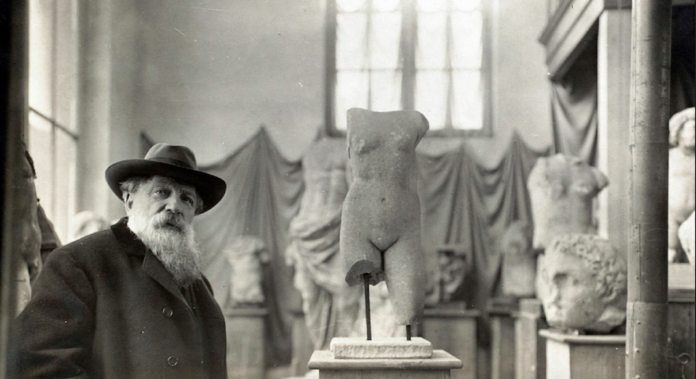 Rodin in His Studio
