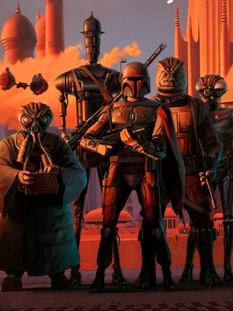 Bounty Hunters Production Painting